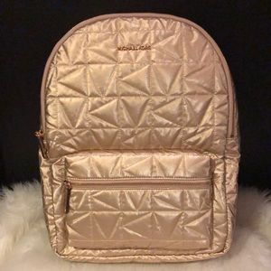 MK “Winnie” LG Backpack/Pale Gold